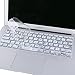MOSISO Silicone Keyboard Cover Compatible with MacBook Air 13 inch A1466 A1369 2010-2017&Compatible with MacBook Pro 13/15 (with/Without Retina Display, 2015 or Older Version), Gray Marble White Base