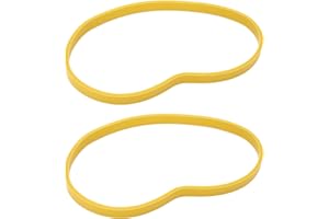 2 Pcs Band Saw Tires, Yellow Rubber Non Slip Bandsaw Tire, Noise Reduction Band Saw Tires Replacement for 8 Inch Band Saw Whe