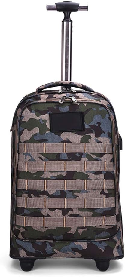 camo rolling luggage