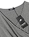 Lotusmile Women Dresses Casual, Women's Long Sleeve Elegant Vintage A Line Dress (Large, Color Grey)