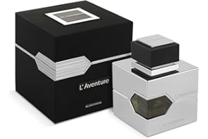 Al Haramain L'Aventure - Cologne for Men - Long Lasting Perfume for Men - Arabian Perfume - Men's Cologne - Amber Perfume with Bergamot - 3.3 oz