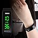 Watch Unisex Digital Watch Waterproof Sport Wristwatch for Boys Girls Men Women (red)