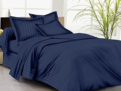 Jaipuri Haat Premium Quality 100% Cotton in 300 TC California Extra King Flat bedsheets Ideal for Spring Mattress up to 12 inches(108 * 108inch/9 * 9 Feet)