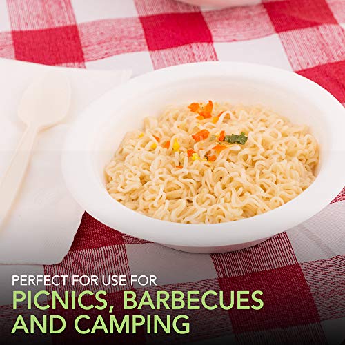 image for Stock Your Home Compostable 16 Ounce Bagasse Bowls - 16 Oz Recyclable 