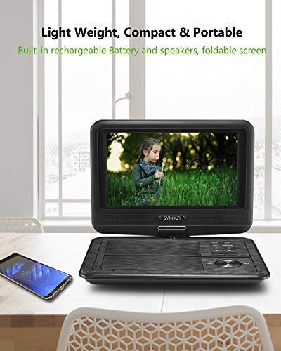 1 Portable+Adjustable+Display+Rechargeable+Headrest
