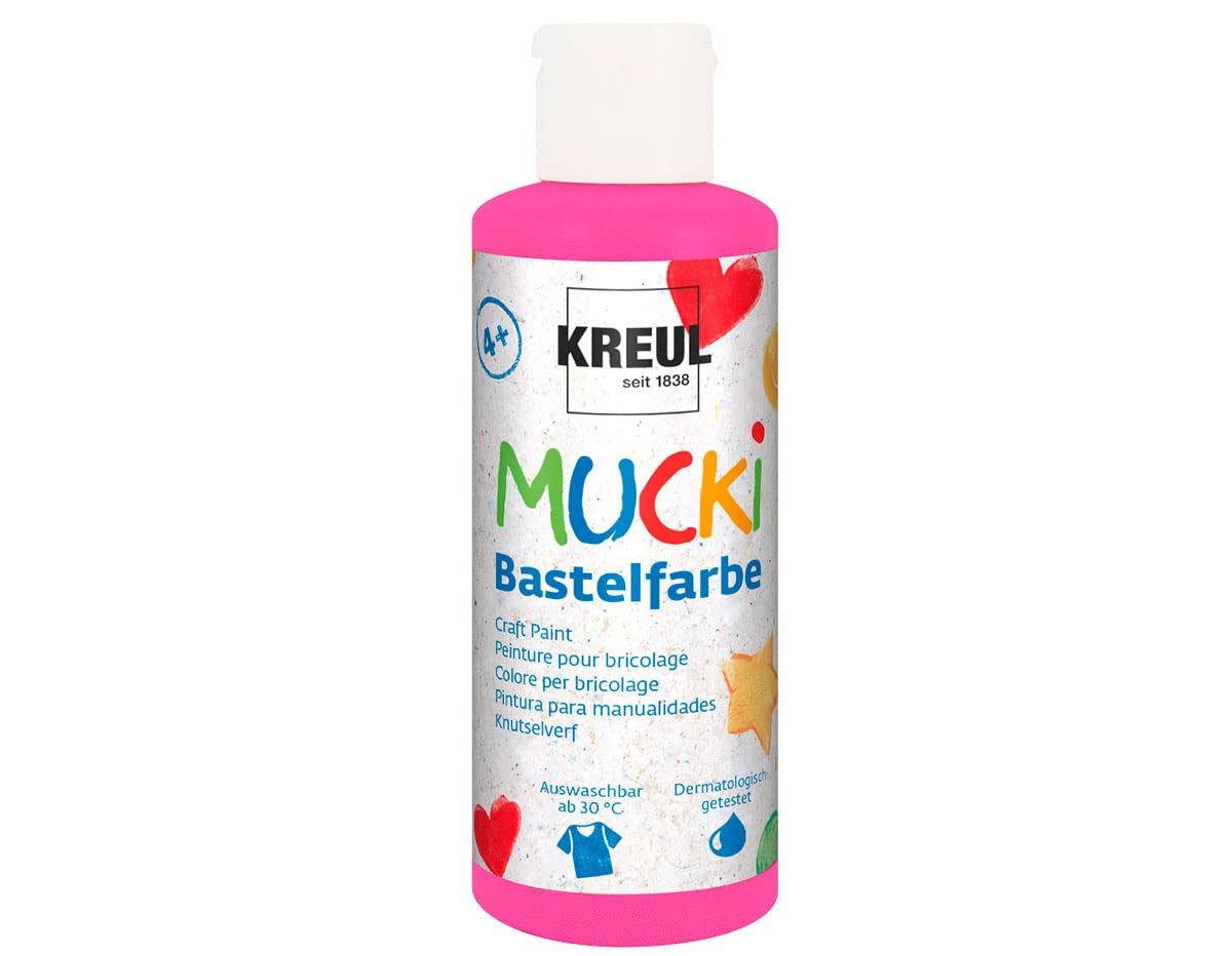 Mucki 24108 Craft Paint, 80ml, Pink