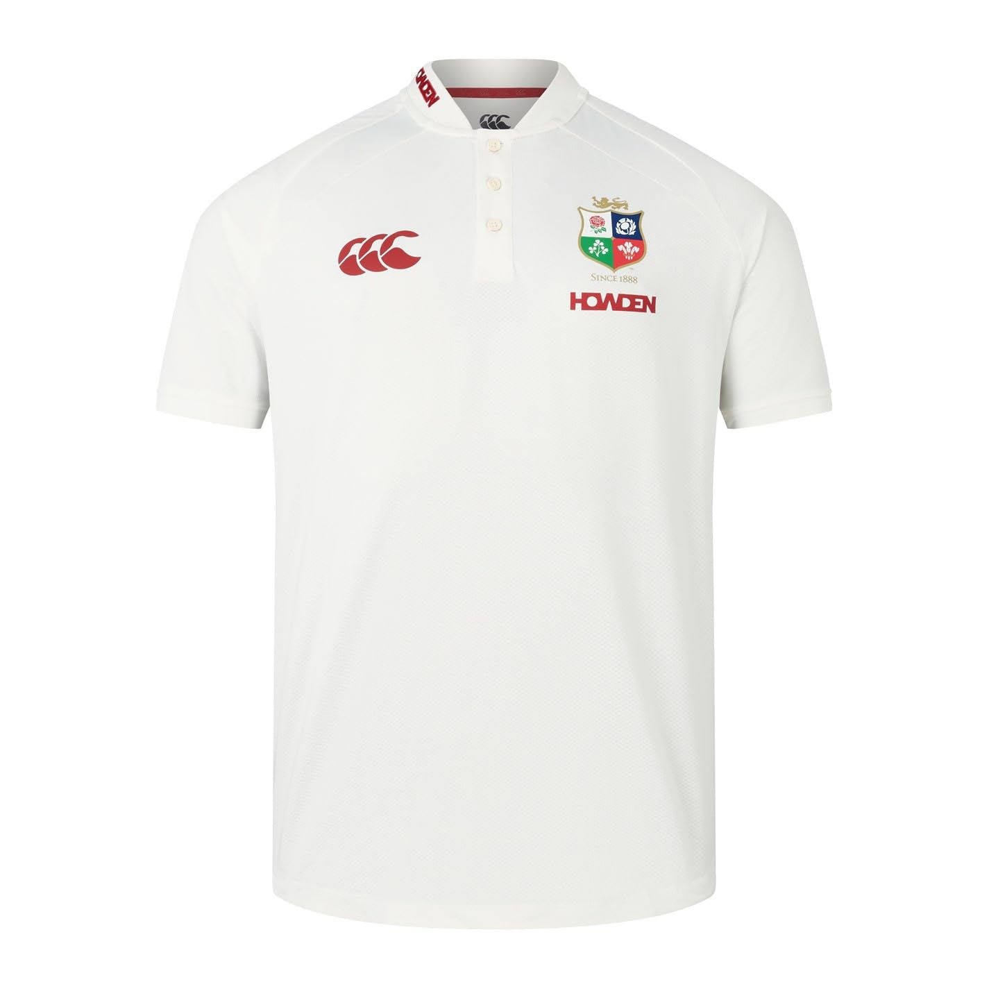 Canterbury Men's Official British & Irish Lions Polo Shirt | Breathable | Moisture Wicking, Egret, 4XL