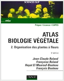 RÃ©sultat de recherche d'images pour "Atlas biologie vÃ©gÃ©tale, organisation des plantes Ã  fleurs amazon"