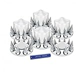 Chrome Semi Truck Front & Rear Axle Cover SET with pointed Hub Cap 33mm Lug Nuts