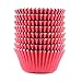 Eoonfirst Red Foil Cupcake Case Liners Valentine's Day Baking Muffin Paper Cups 198 Pcs