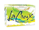 La Croix Sparkling Water, Mango, 12 oz Can (Pack of 12)
