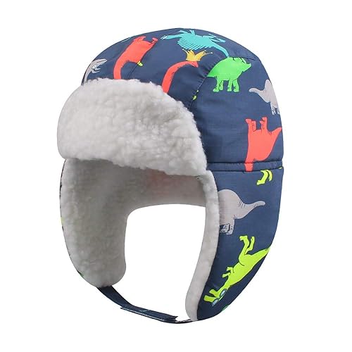 Winter Trapper Hat for Boys Girls Waterproof Warm Baby Toddler
