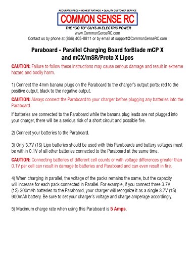 Paraboard - Parallel Charging Board for Blade mCP X and mCX/mSR/Proto X Lipos