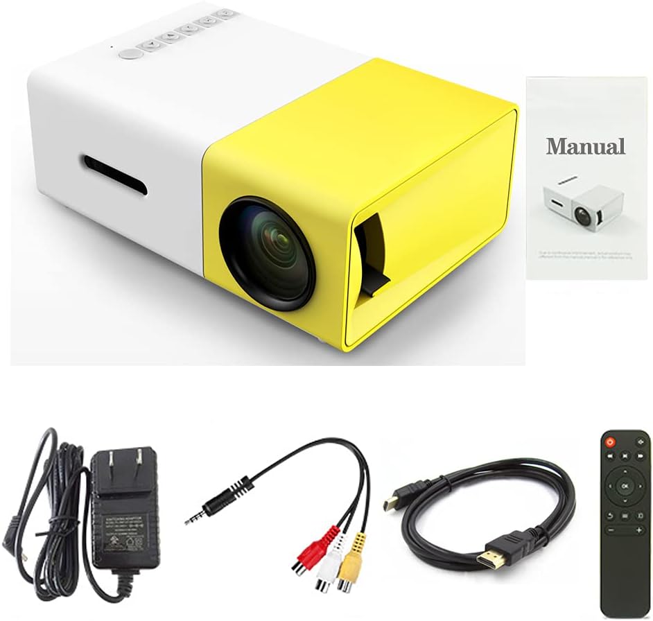 Mini Projector, Portable Projector for Kids Gift, Small Outdoor, Led