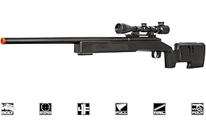 ASG ACTIONSPORTGAMES A/S ASG McMillian Sportline M40A3 Bolt Action Spring Sniper Airsoft Rifle (Black)