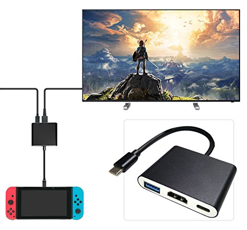 Nintendo-Switch-Adapter-HDMIANYQOO-HDMI-Type-C-Hub-Adapter-for-Nintendo-Switch-Samsung-Galaxy-S8S8P-HDMI-Converter-Type-C-USB-31-Hub-for-Nintendo-Switch