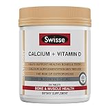 Swisse Ultiboost Calcium with Vitamin D |Bone Strength Support & Promotes Healthy Teeth | Plus Vitamin D for Aborpstion | 250 Tablets