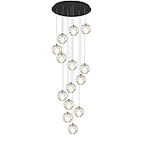 HAIXIANG 14-Lights Modern Chandelier Entrance High