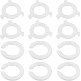 Bonsicoky 12 PCS E27 to E14 Lamp Shade Adapter Rings | E27 Lampshade Reducer Washer, 42mm to 29mm Lampshade Converter Ring, 2 Style