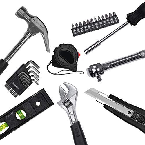 STAHLWERK Werkzeugkoffer WK-102 ST Werkzeugkasten Werkzeugkiste 102 Teile Komplett Sortiment für Hobby DIY und… – Bild 6