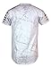 Screenshotbrand Mens Hipster Hip-Hop Premiun Tees - Stylish Longline Latest Fashion T-Shirts - Bull Print - White - Small