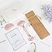 Jade Roller for Face, 100% Real Natural Rose Quartz Face Roller Massage Tool Noiseless and Anti Aging Facial Stone Roller and Gua Sha for Body Lymphatic Drainage, Wrinkles, Puffiness, and Fine Lines
