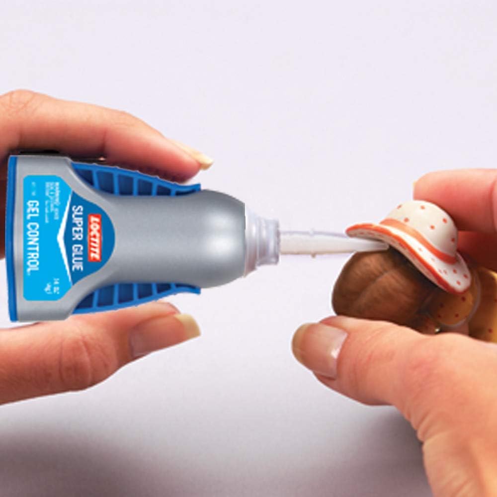 Loctite Super Glue Gel Control, 4 Gram Bottle (1364076), Clear, Single : Cyanoacrylate Adhesives : Office Products