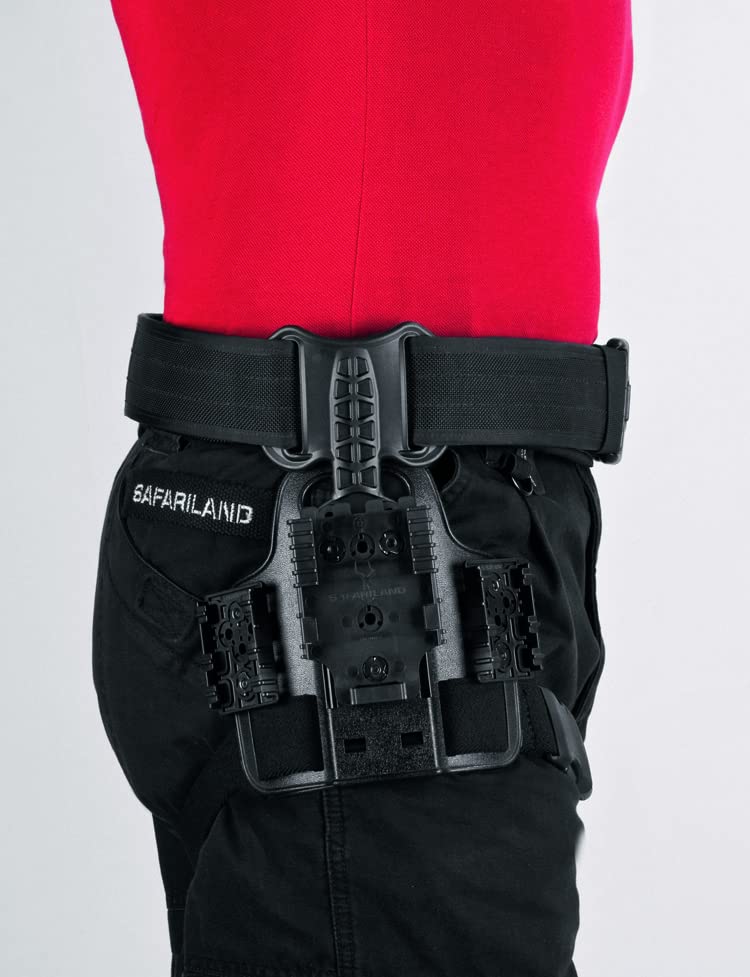 SAFARILAND Drop Flex Adapter with Single Strap Leg Shroud for Gun