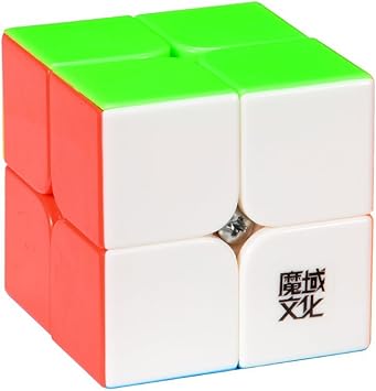 Moyu Lingpo 2x2 Stickerless Cube Speed Puzzle Smooth Cube