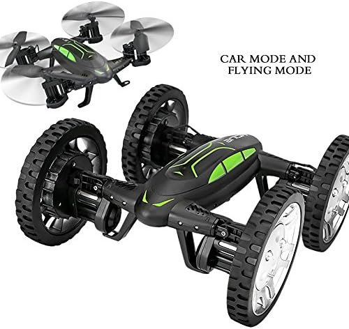 ANNONGONE DIY Flying Quadcopter Car 2-in-1 Fly &amp; Drive Remote Control Car and Quadcopter Drone With High Hold Mode
