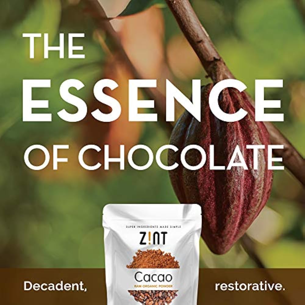 Organic Cacao Chocolate Drink Mixes Powder (16 Oz) Raw NonAlkalized