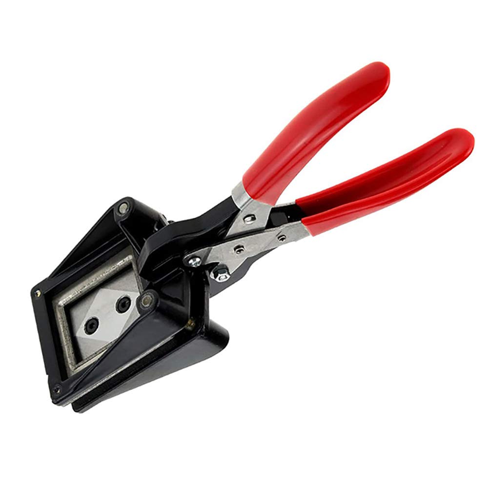 Steel Handheld 35mm x 45mm Passport ID Photos Pictures Punch Cutter Right Angle Corner Cutting Tool