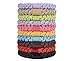 HBY Large Hair Ties, Ponytail Holders, Gentle Hold Soft & Stretch Hair Band for Heavy Curly Thick Hair, No Damage No Crease Headbands for Woman Girls Lady,Colorful, 10pcs