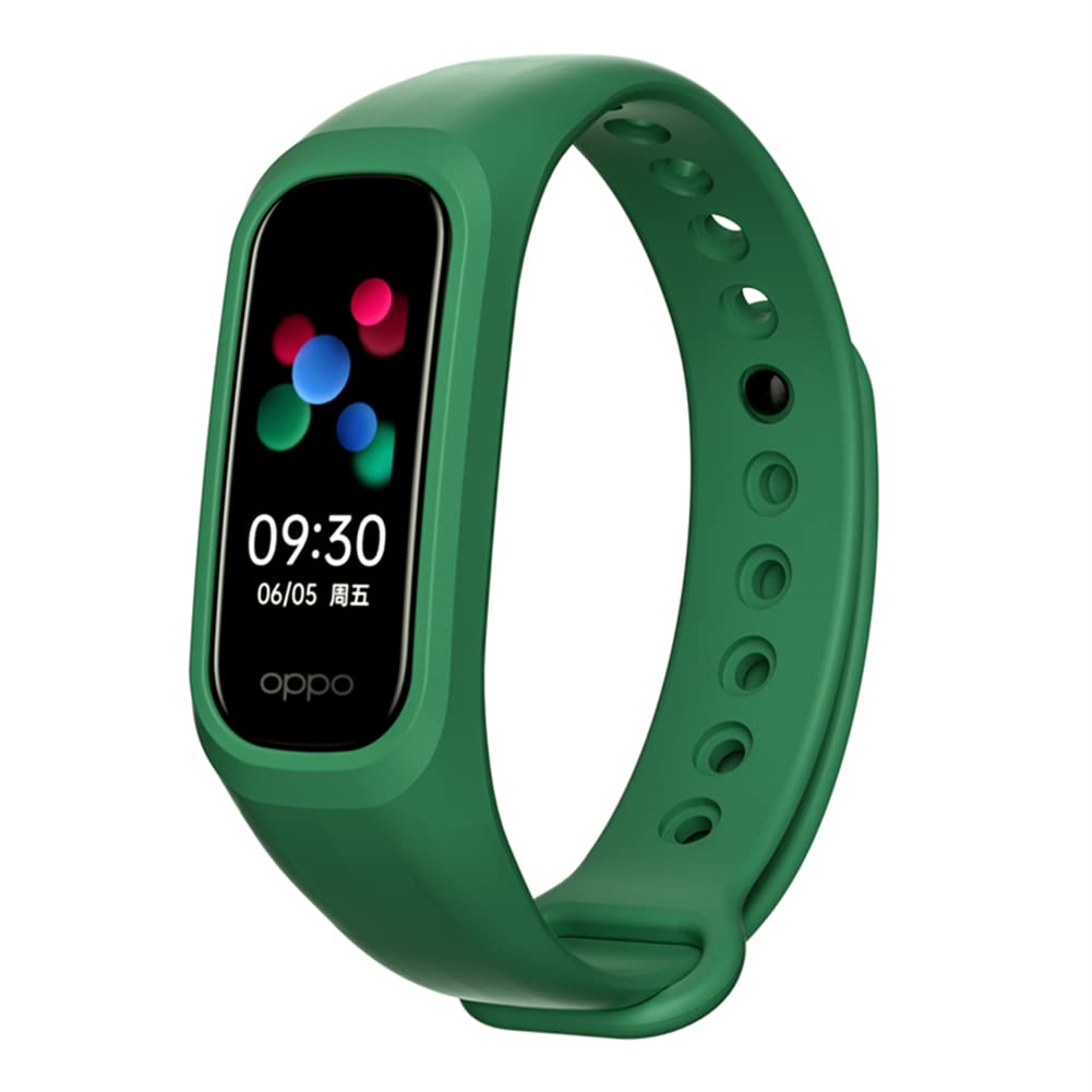 Tyogeephy Compatible with OPPO Band Strap Women Man Replacement Silicone Wristbands Strap Watch Accessories for OPPO Smart Band