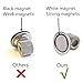 Super Strong Magnetic Pen Holders, Stainless Steel Magnet Push Pins with Spring Loop Hooks for Refrigerator, Whiteboard, Erase Board and Bulletion Board, 4 Pack