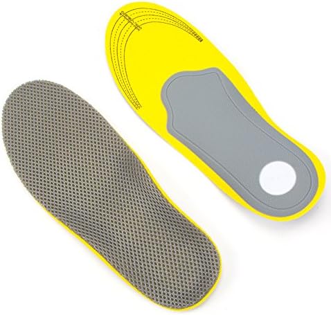 Xcyliveus Unisex Inserts with Cushioning Pad and Arch Support,Can be Trimed Sports Orthotic Insoles ( S Women Full Length:10.03''US:5-9)