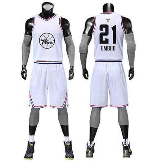 NBA Joel Embiid # 21 Philadelphia 76Ers Baloncesto Sin Mangas ...