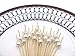 PuTwo Cocktail Picks Handmade Bamboo Toothpicks 4.7” White Pearl in 100 Counts