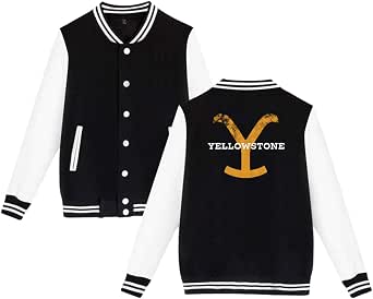 ASFSDGSDG Yellowstone Dutton Ranch Unisex Baseball Jacket