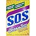 S.O.S. Clean 'n Toss Steel Wool Soap Pads, 15 Count