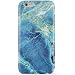 VIVIBIN iPhone 6 Case,iPhone 6s Case,Cute Blue Teal Marble Women Girls Clear Bumper Soft Silicone Rubber Matte TPU Best Protective Cover Slim Fit Phone Case iPhone 6/iPhone 6s