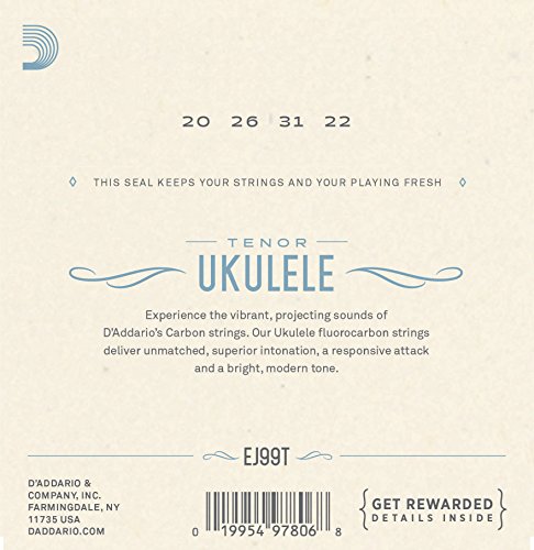 D'Addario EJ99T Pro-Art Carbon Ukulele Strings, Tenor