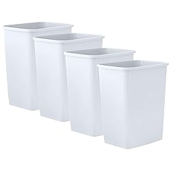 Superio Small 2.5 Gallon Plastic Trash Can, Waste