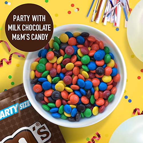M&M'S Milk Chocolate Candy Party Size 38-Ounce Bag (Pack of 2)