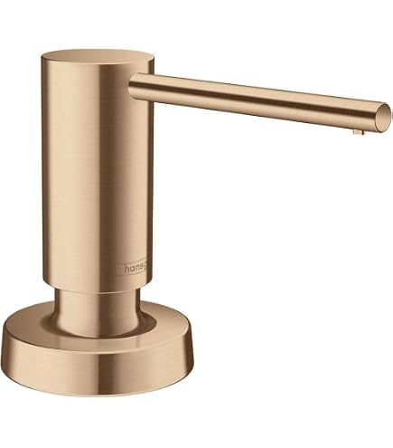 Amazon.com: hansgrohe Modern Bath and Kitchen Sink Soap Dispenser