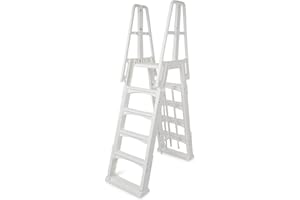 Vinyl Works Slide-Lock A-Frame Above Ground Pool Ladder