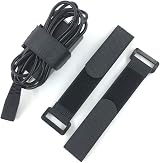 HUAYT Hook and Loop Cable Straps 1in x 31in Pack of 10 Black view 5