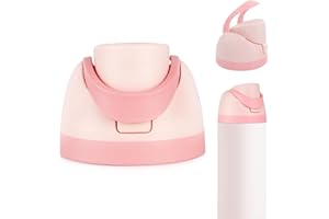 GOWEGO Replacement Lid for Owala Freesip, Compatible with Owala 16 oz, 24 oz, 32 oz, 40 oz Cups, One-Button Leak-Proof Water Bottle Top Lid, BPA-Free Lid Replacement Accessories