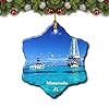 Umsufa Islamorada Lighthouse Florida USA Christmas Tree Ornament Travel Gift Souvenir 3 Inch Porcelain Double Side 51icWQZCYVL. SS100