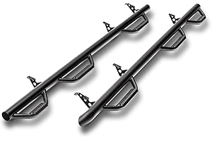 N-Fab Nerf Steps for Ford F-250/F-350 | Wheel-to-Wheel w/ Bed Access, Heavy Duty Steel, Textured Black | F99105CC-6-TX | Fits 1999-2016 Ford F-250 / F-350 Crew Cab 6.75' Standard Bed, SRW Gas / Diesel